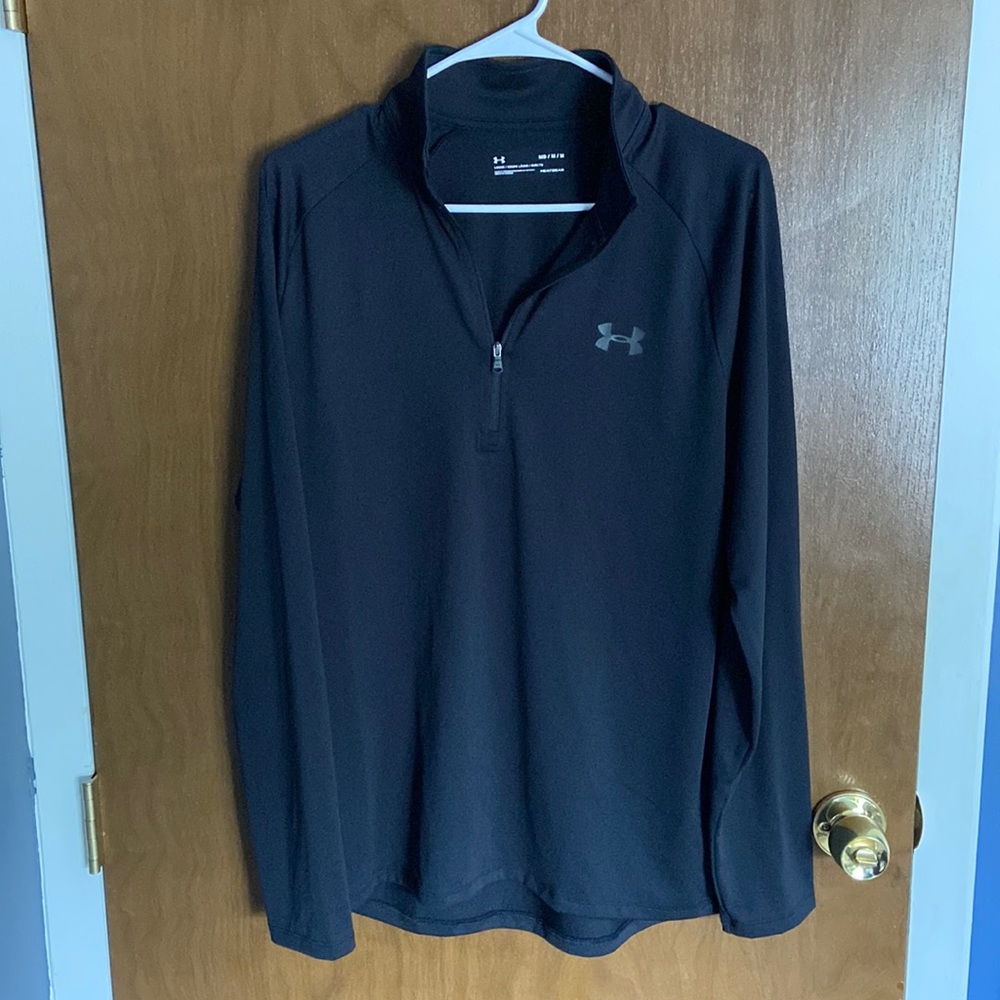 Under Armour Heat Gear Black Half Zip